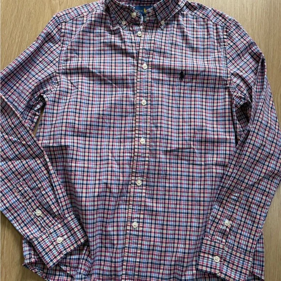 Ralph Lauren Multi Color Button Down L (14-16) - Picture 4 of 5